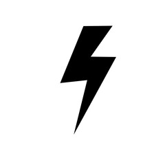 lightning bolt silhouette