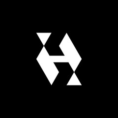 letter H logo