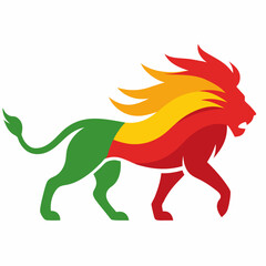 vector illustration of a lion