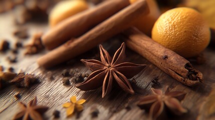 Natural Lighting Illuminates Spices in High-Resolution Hyper-Realistic Shots