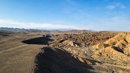 ancient sand mountains. the chalk mountains. the ancient ocean floor