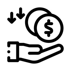 payroll line icon