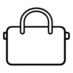 Professional business briefcase isolated illustration