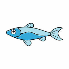 Fototapeta premium vector illustration of a fish
