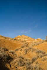 ancient sand mountains. the chalk mountains. the ancient ocean floor