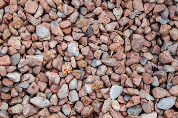 Rock wall. Background of stone for decoration. texture for design. Granite pebbles texture