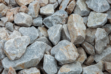 Rock wall. Background of stone for decoration. texture for design. Granite pebbles texture