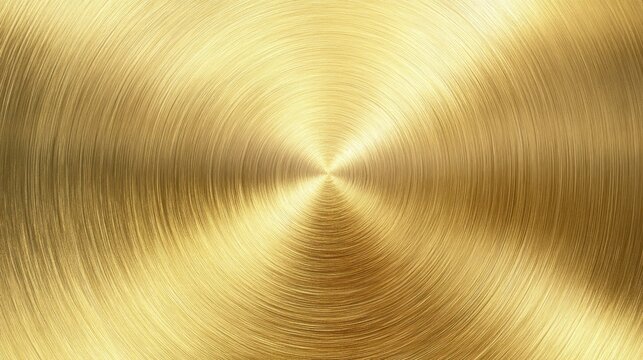 stunning polished gold texture with brushed metallic circular pattern