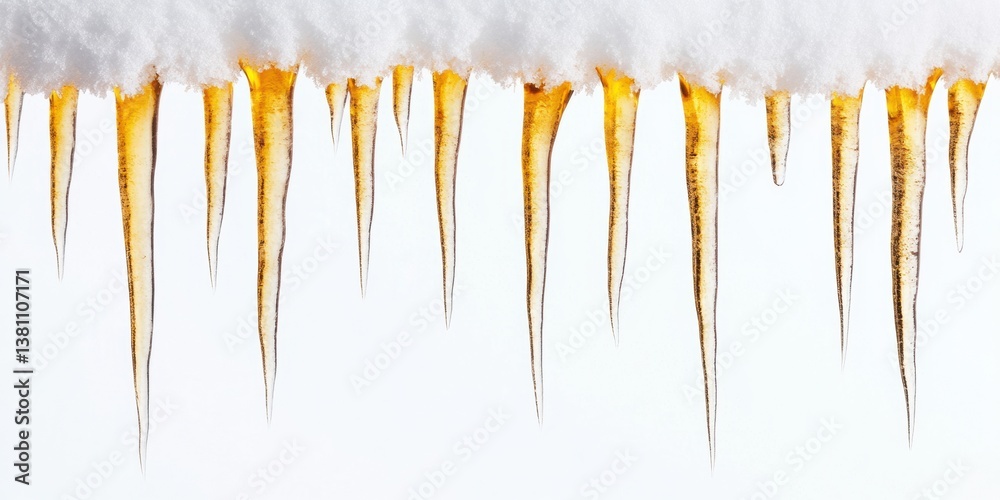 Poster crystalline climate crisis visualization precision icicle formation mapping extreme weather patterns