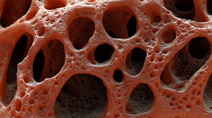 Porous texture close-up. Background out of focus for ads