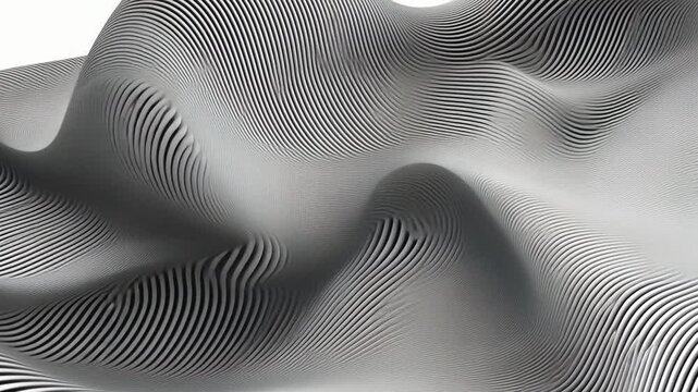 Abstract Lines Create a Dynamic Visual Landscape With Depth Generative AI