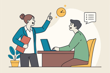 Job interview, business discussion meeting or recruitment manager, candidate answer question or career development, communication or hiring concept, business people answer question in job interview.