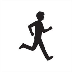 running man silhouette