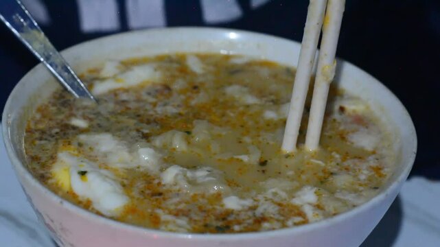 Japanese traditional food, udon recipe