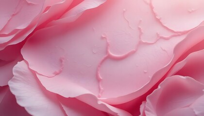 Obraz premium A delicate rose petal texture with soft curves