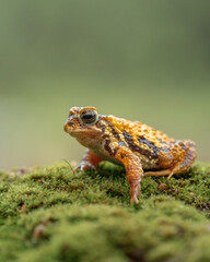 Amboli toad [Xanthophryne tigerina] , is a species of toad. It is endemic to the Western Ghats of India and known only from the vicinity of Amboli in Maharashtra. Tiget Frog | Yellow frog | Rare Frog