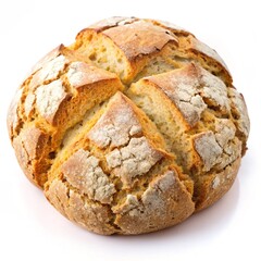Irish Soda Bread isolated on white background