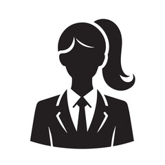 business woman icon vector illustration