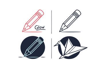 vector illustration of a pencil icon