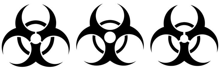  Biohazard Silhouette Vector Art