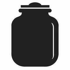 jar with a blank label
