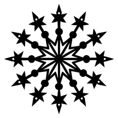 snowflake vector illustration
