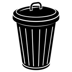 vector trash can icon