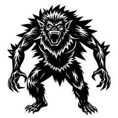 vector illustration of a  forest animal