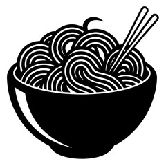 vector illustration of a bowl