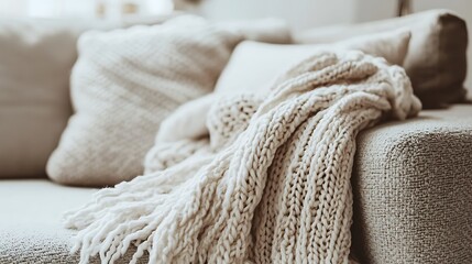 close up of knitting needles