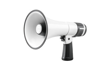 Detailed Megaphone With Glossy Finish And Ergonomic Handle Transparent Background