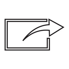 share icon logo vector design