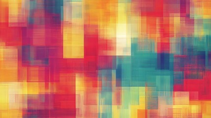 Colorful cross stitch pixel pattern textile fabric abstract design for wallpaper or background