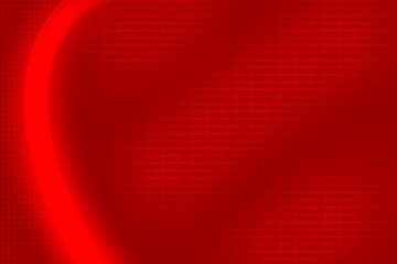 Abstract red gradient background, light and shadow on the backdrop with dimensions, hot tone wall with intense color
