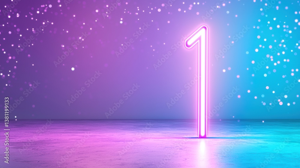 Poster progress digital loading bar gradually filling with a smooth modern effect.