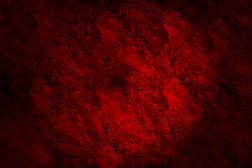 Abstract red gradient background, light and shadow on the backdrop with dimensions, hot tone wall with intense color