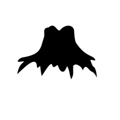 tree roots silhouette