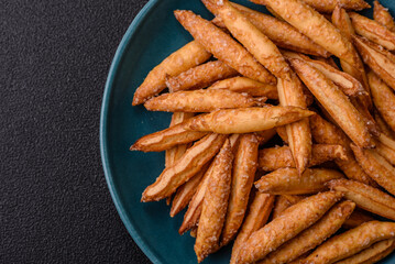 Cinnamon flavored biscuits or breadsticks