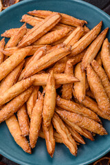 Cinnamon flavored biscuits or breadsticks