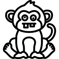 Ugly Monkey Icon
