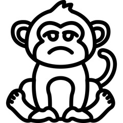 Sad Monkey Icon