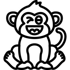 Naughty Monkey Icon