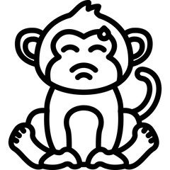 Embarrassed Monkey Icon