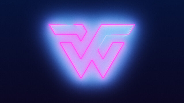 Neon Zoom Out Horizontal Logo Reveal 237