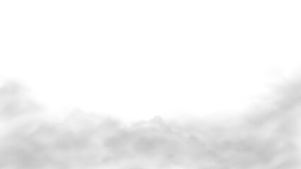 Realistic Ground Fog Overlay with Soft Diffusion PNG overlay