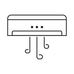 Air Conditioner icon logo vector design