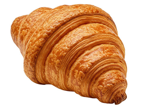 croissant isolated on a transparent background