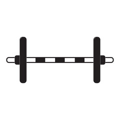 barbel icon logo vector design