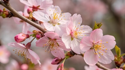 Obraz premium pink cherry blossom