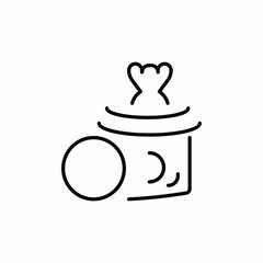 can material icon sign vector